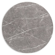 Glinari - Taupe / Black - Round Dining Room Table - JaxCo Furniture