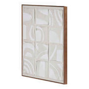 Unfold - 1 Framed Print - White - JaxCo Furniture