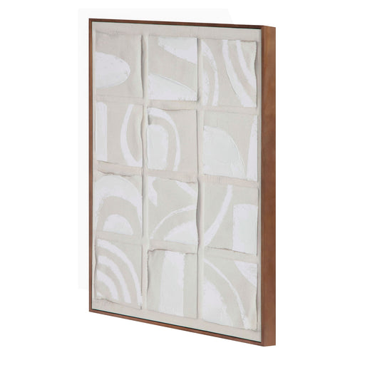 Unfold - 1 Framed Print - White - JaxCo Furniture