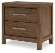 Cabalynn - Light Brown - Two Drawer Night Stand - JaxCo Furniture