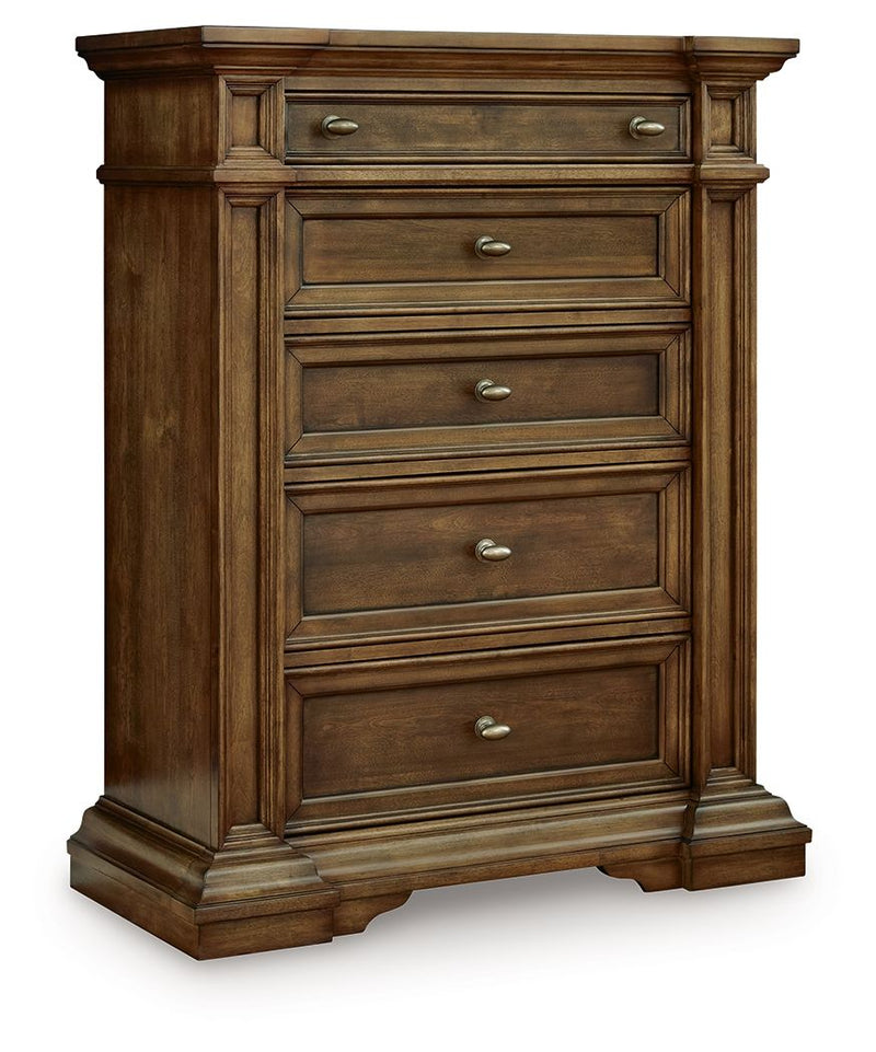 Frantanna - Five Drawer Chest - Brown - JaxCo Furniture