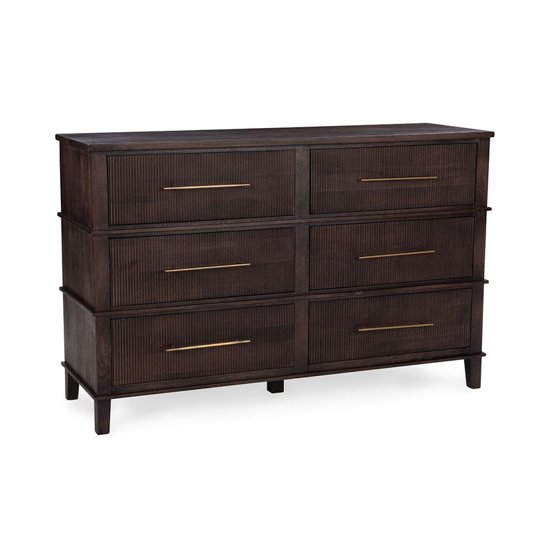 Westlake - 6 Drawers Dresser - Kona Brown - JaxCo Furniture