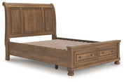 Feddinger - Storage Sleigh Bed - JaxCo Furniture