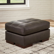 Luigi - Thunder - Ottoman - JaxCo Furniture