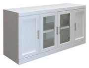 Catalina - TV Console - Cottage White - JaxCo Furniture