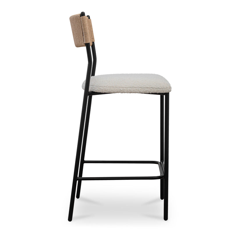 Foley - Counter Stool - White - JaxCo Furniture