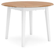 Gesthaven - Round Dining Room Drop Leaf Table - JaxCo Furniture