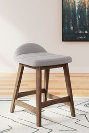Lyncott - Upholstered Barstool (Set of 2) - JaxCo Furniture