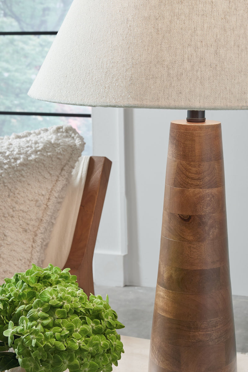 Danset - Wood Lamp - JaxCo Furniture