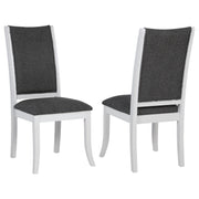 Judd - Upholstered Dining Side Chair (Set of 2) - Pearl White - JaxCo Furniture
