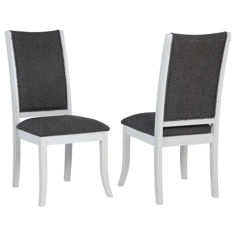 Judd - Upholstered Dining Side Chair (Set of 2) - Pearl White - JaxCo Furniture