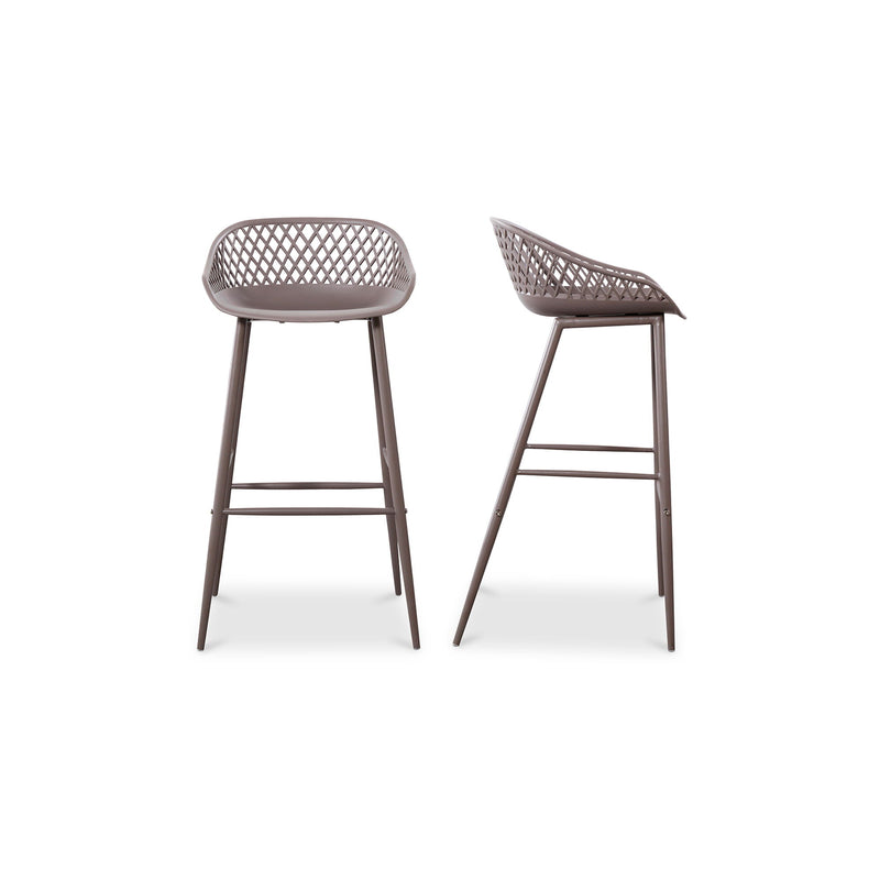 Piazza - Outdoor Barstool (Set of 2) - Gray - JaxCo Furniture