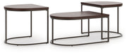 Vanmore - Dark Brown - Occasional Table Set (Set of 3) - JaxCo Furniture