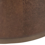 Clair - Leather Round Table - JaxCo Furniture