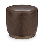 Clair - Leather Round Table - JaxCo Furniture