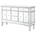 Duchess - 5-Drawer Mirrored Storage Accent Cabinet - Silver - JaxCo Furniture