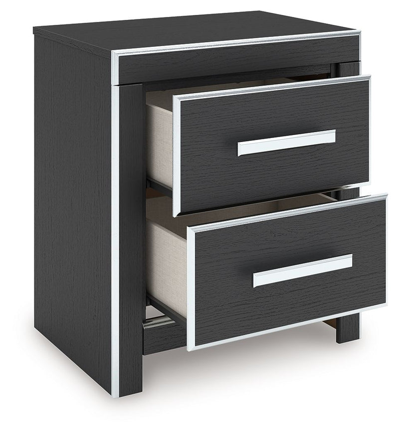 Zuraleus - Two Drawer Night Stand - JaxCo Furniture