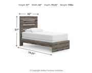 Graystorm - Panel Bed - JaxCo Furniture