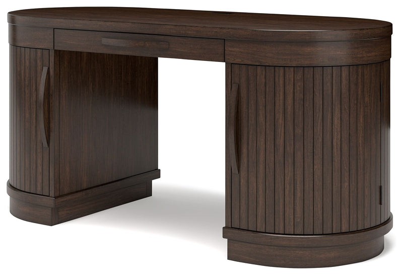 Korestone - Warm Brown - Home Office Desk - JaxCo Furniture