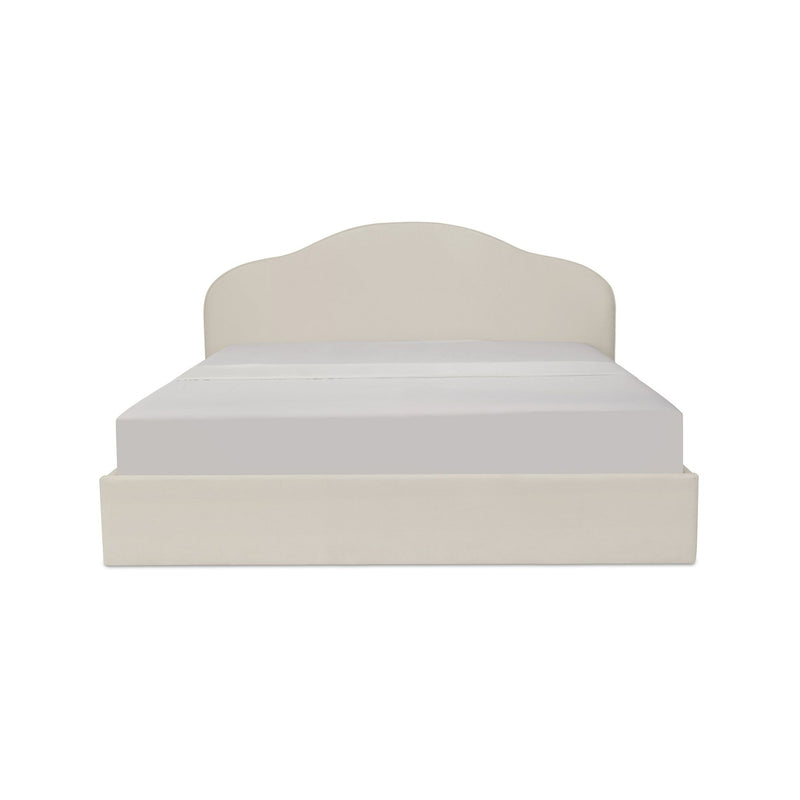 Maggie - Queen Storage Bed - Cream