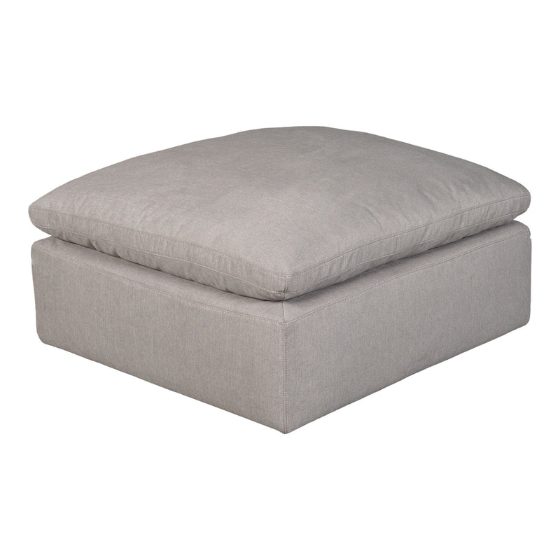 Terra - Livesmart Fabric Condo Ottoman - Light Gray - JaxCo Furniture