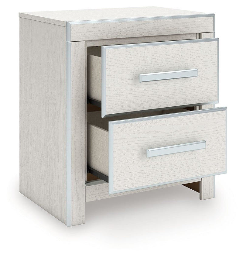 Zuraleus - Two Drawer Night Stand - JaxCo Furniture