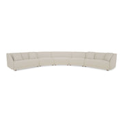 Fraser - 5 Piece Modular Sectional - White - JaxCo Furniture