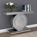 Bergenia - Mirrored Entryway Sofa Console Table - Silver - JaxCo Furniture