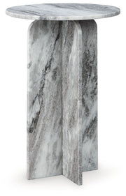 Keithwell - Gray - Round Accent Table - JaxCo Furniture