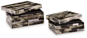 Ellford - Black / Brown / Cream - Box Set (Set of 2) - JaxCo Furniture