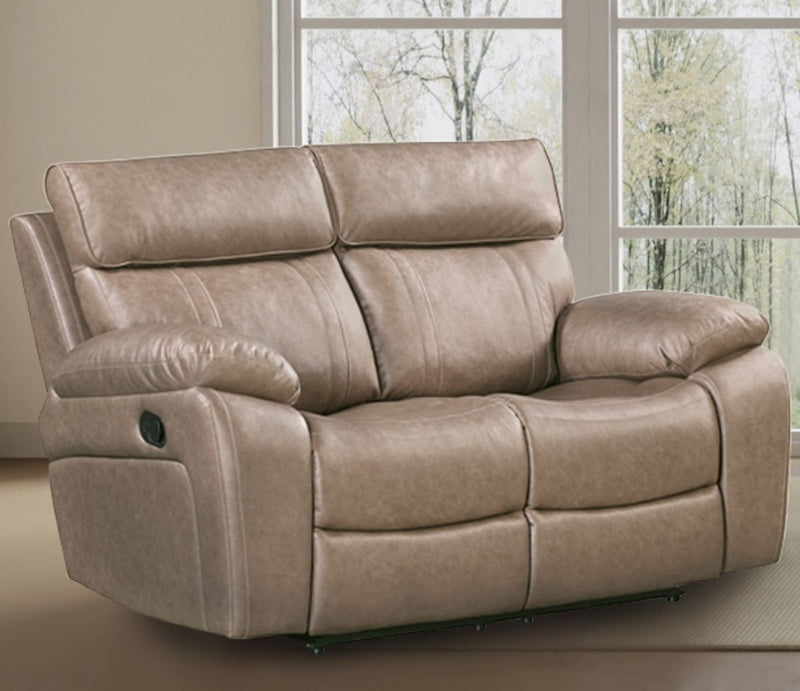 Theon - Reclining Loveseat - Stokes Toffee - JaxCo Furniture
