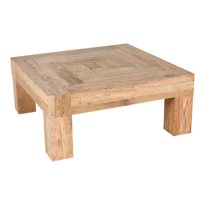 Evander - Coffee Table Aged Oak - Beige - JaxCo Furniture