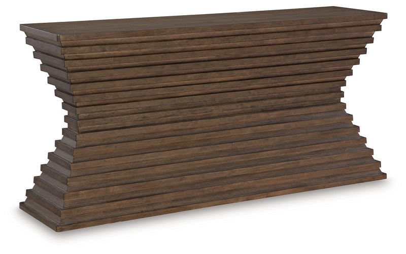 Hannodream - Warm Brown - Sofa Table - JaxCo Furniture
