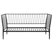 Richland - Metal Twin Daybed Bed Frame - Matte Black - JaxCo Furniture