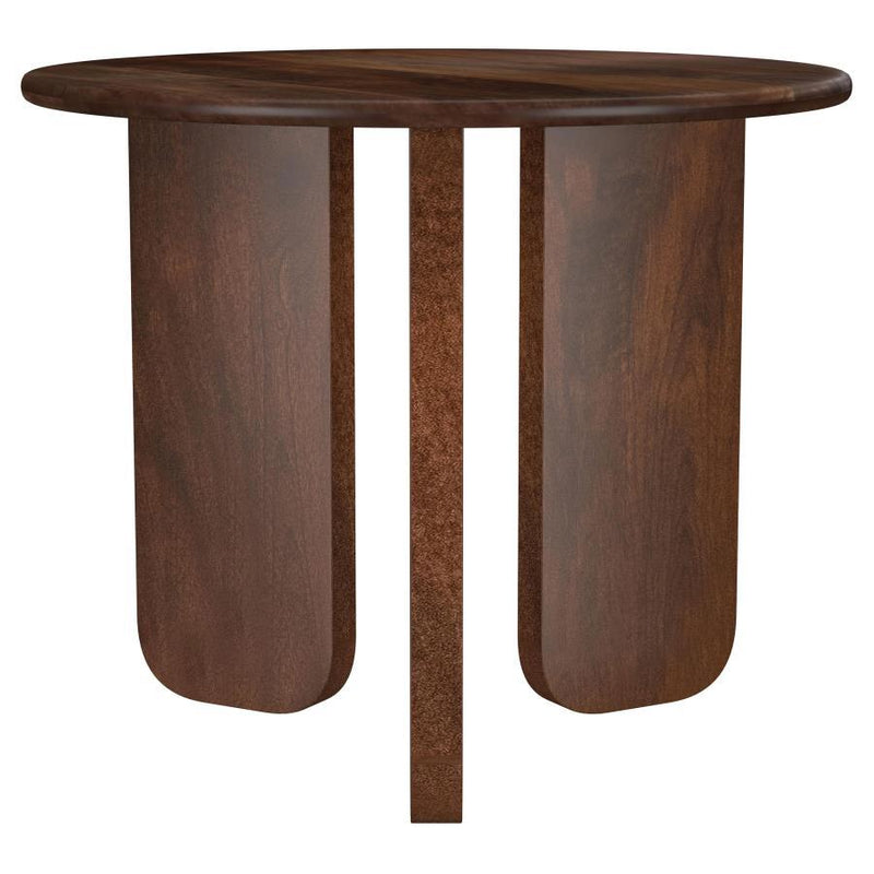 Dale - Round Solid Mango Wood Table - JaxCo Furniture