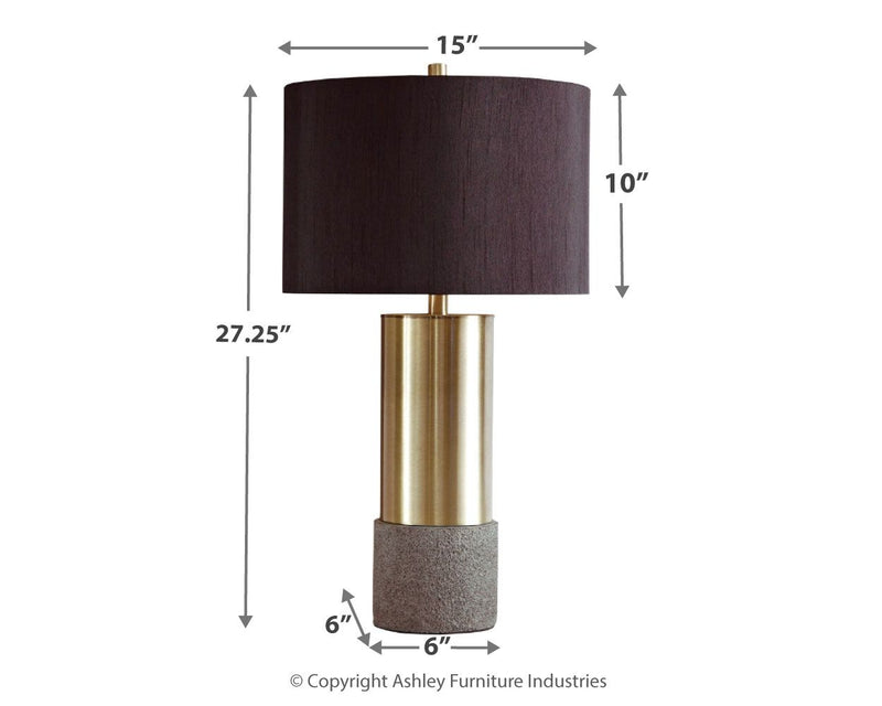 Jacek - Metal Table Lamp - JaxCo Furniture
