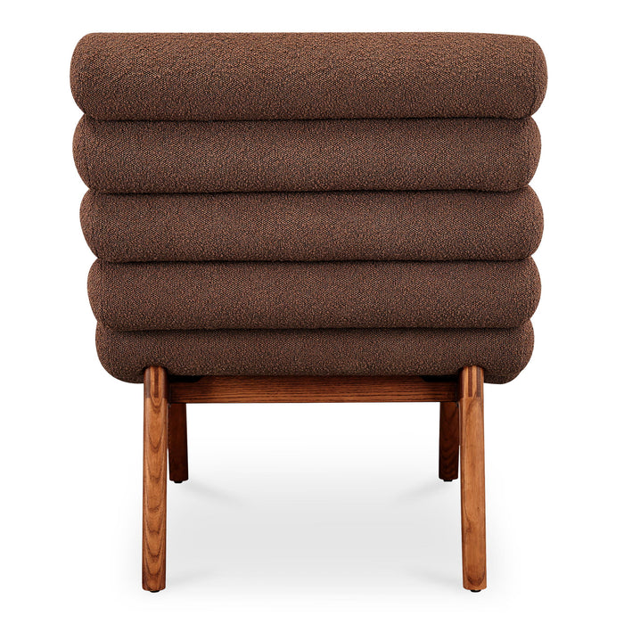 Arlo - Accent Chair Performance Fabric - Deep Brown - JaxCo Furniture