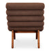 Arlo - Accent Chair Performance Fabric - Deep Brown - JaxCo Furniture