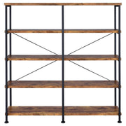 Analiese - 4-Shelf Double Bookshelf - JaxCo Furniture