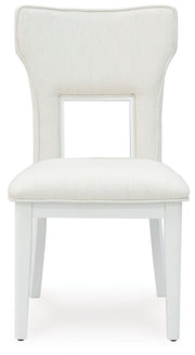 Chalanna - White - Dining Upholstered Side Chair (Set of 2) - JaxCo Furniture