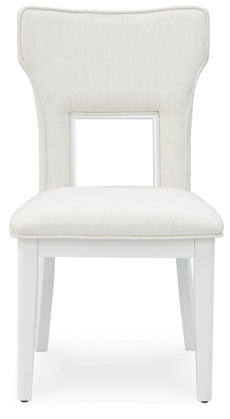 Chalanna - White - Dining Upholstered Side Chair (Set of 2) - JaxCo Furniture