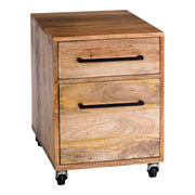 Colvin - Mobile Pedestal - Natural - JaxCo Furniture