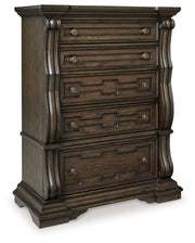 Maylee - Dark Brown - Five Drawer Chest - JaxCo Furniture