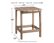 Sundown Treasure - Outdoor End Table - JaxCo Furniture