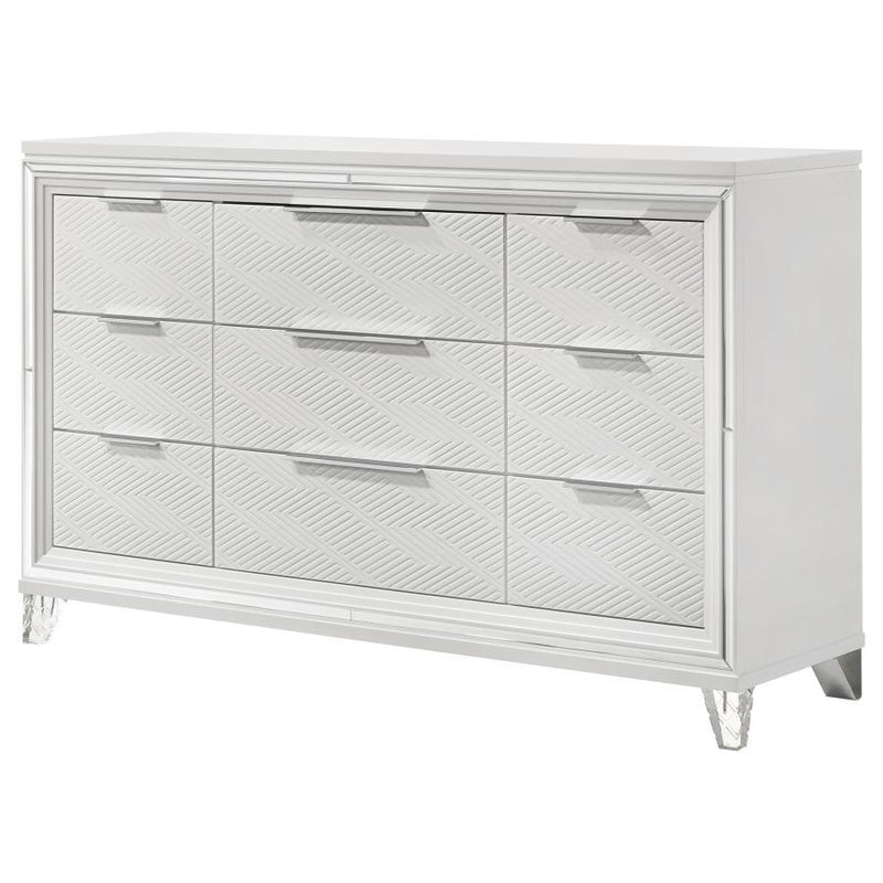 Marmore - 9-Drawer Dresser - JaxCo Furniture