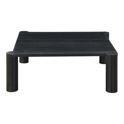 Post - Coffee Table - Black Oak - JaxCo Furniture