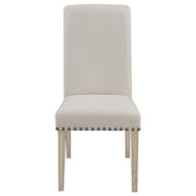 Salem - Fabric Upholstered Dining Side Chair (Set of 2) - Beige - JaxCo Furniture