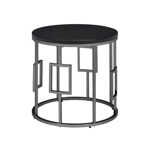 Ester - Round End Table - Chrome - JaxCo Furniture