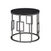 Ester - Round End Table - Chrome - JaxCo Furniture