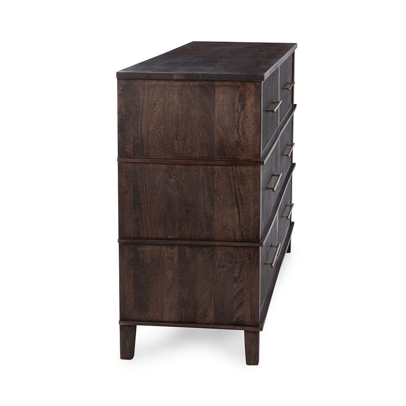 Westlake - 6 Drawers Dresser - Kona Brown - JaxCo Furniture